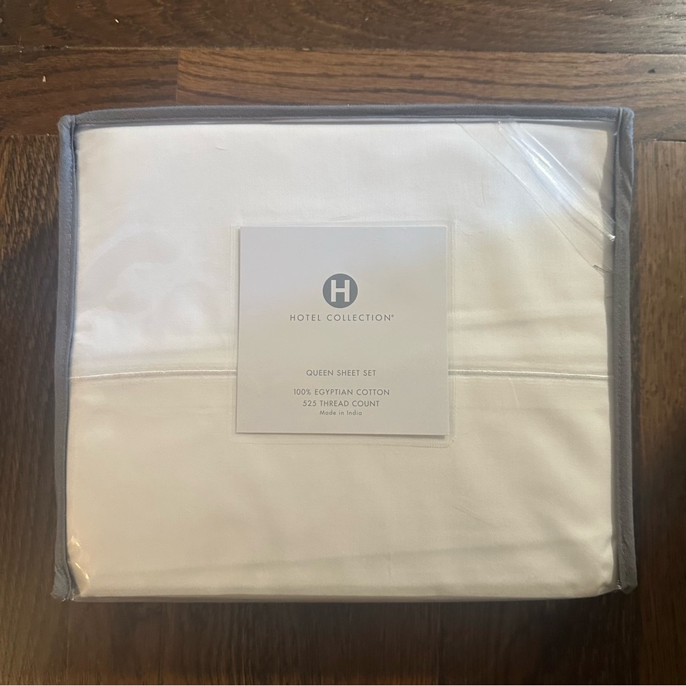 Hotel Collection White Egyptian Cotton Sheet Set